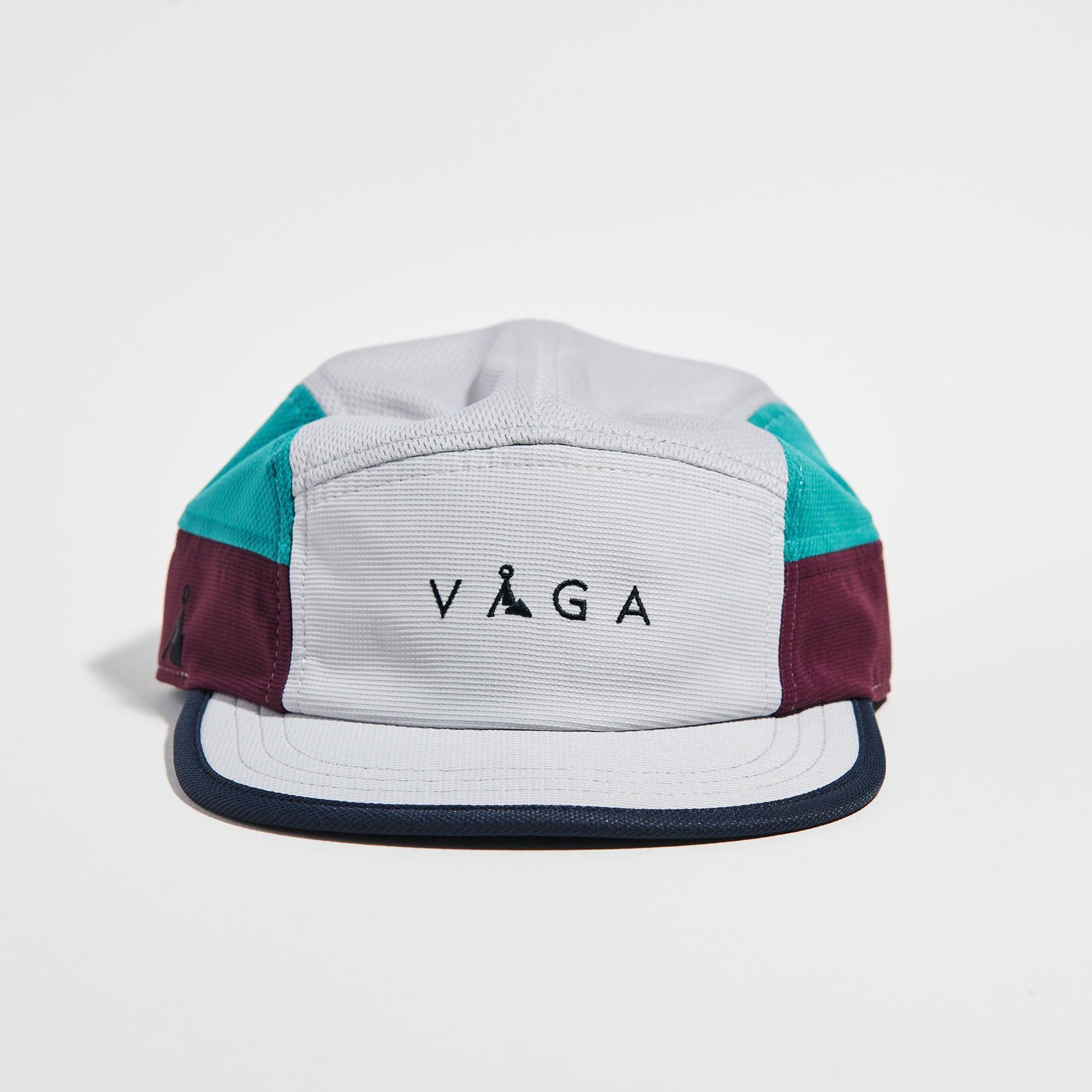 Club Cap - Light Grey/Teal/Plum