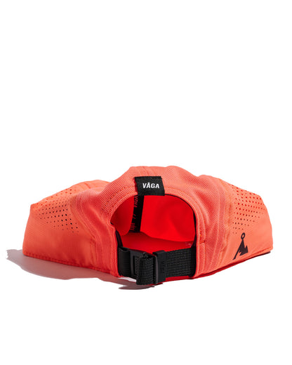 Feather Racing Cap - Neon Coral