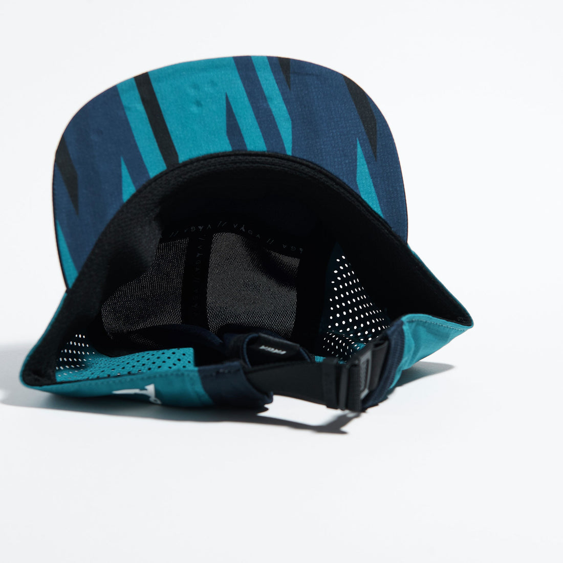Feather Racing Cap - Teal/Navy Blue