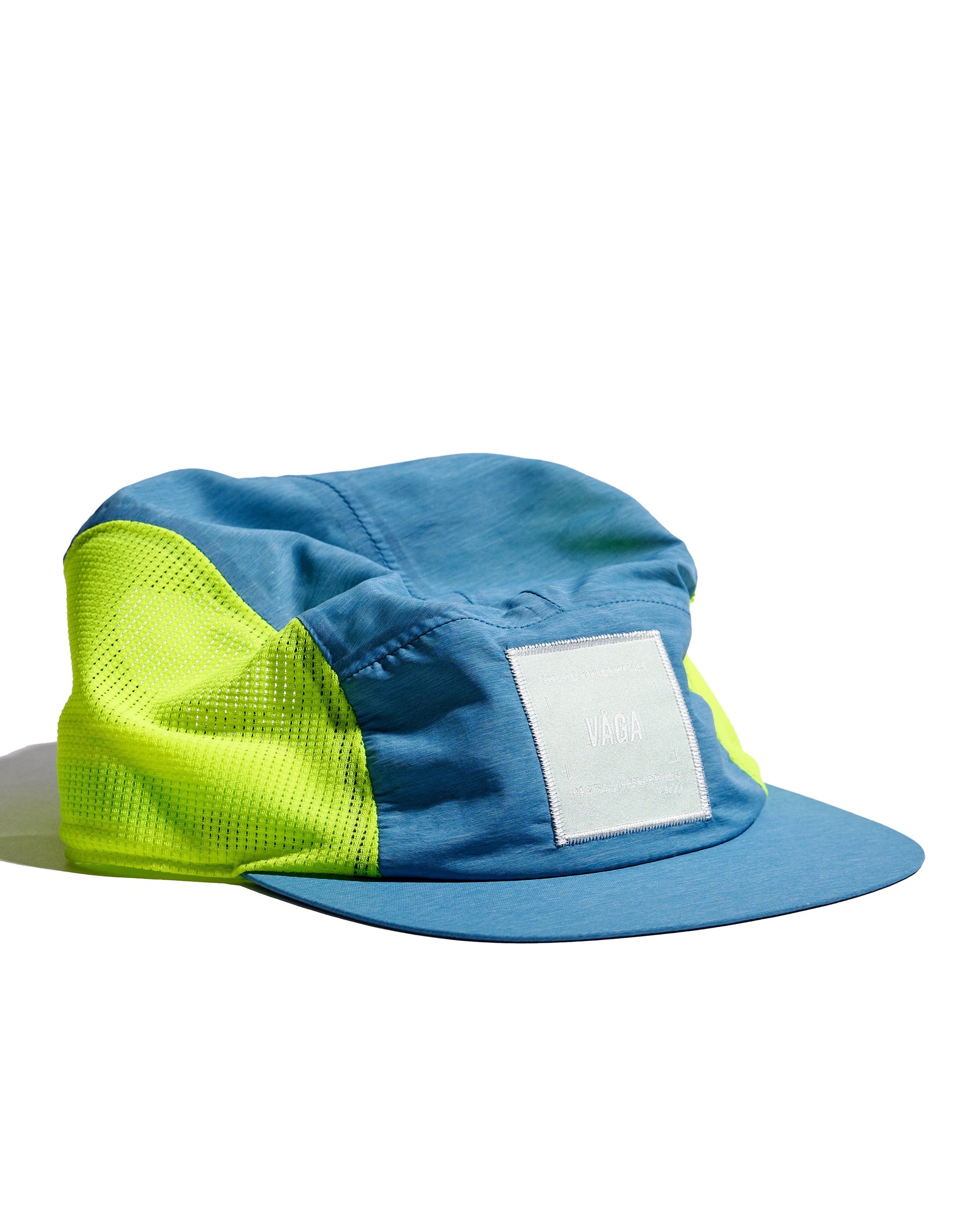Mesh Flex Cap - Teal/Neon Yellow