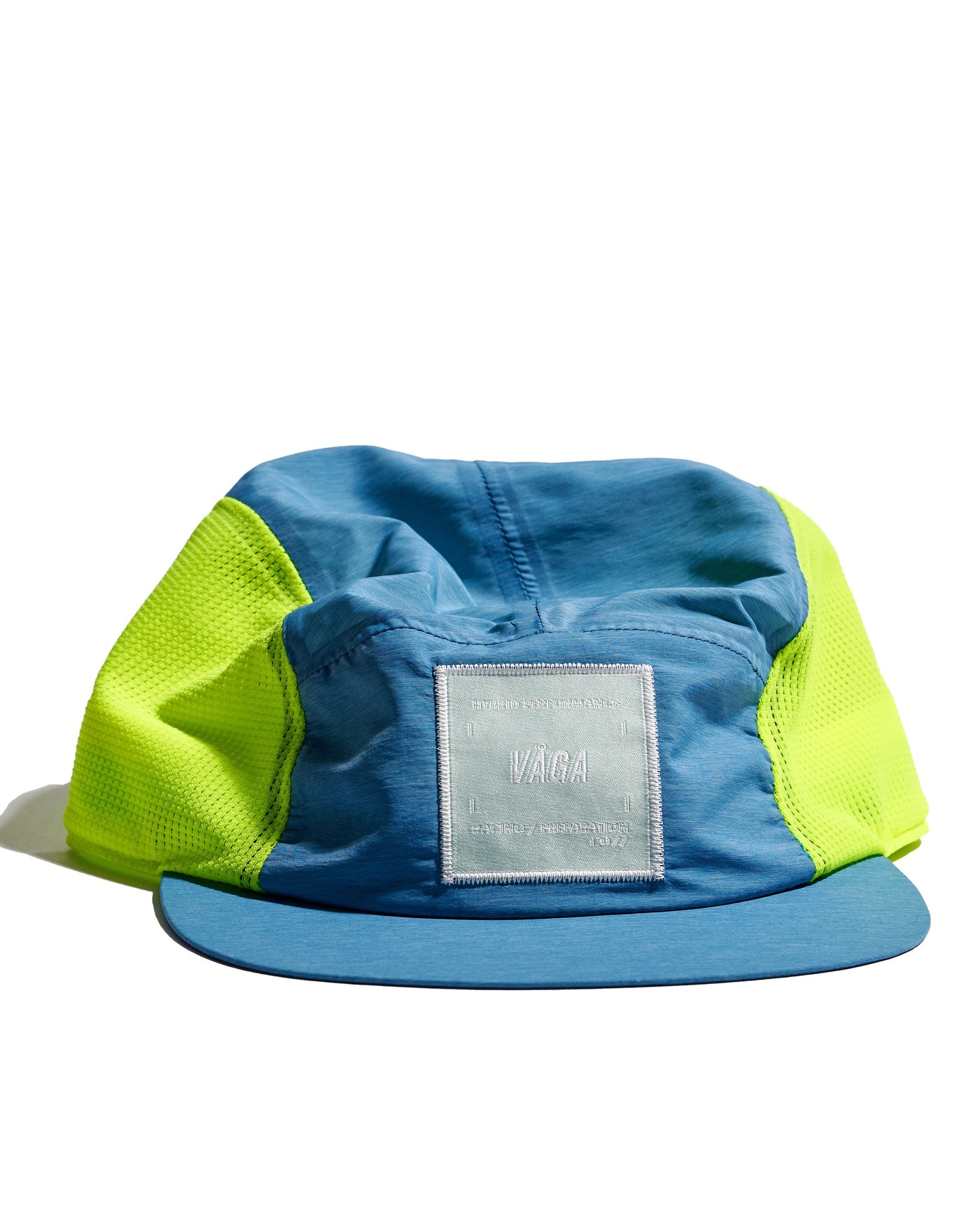 Mesh Flex Cap - Teal/Neon Yellow