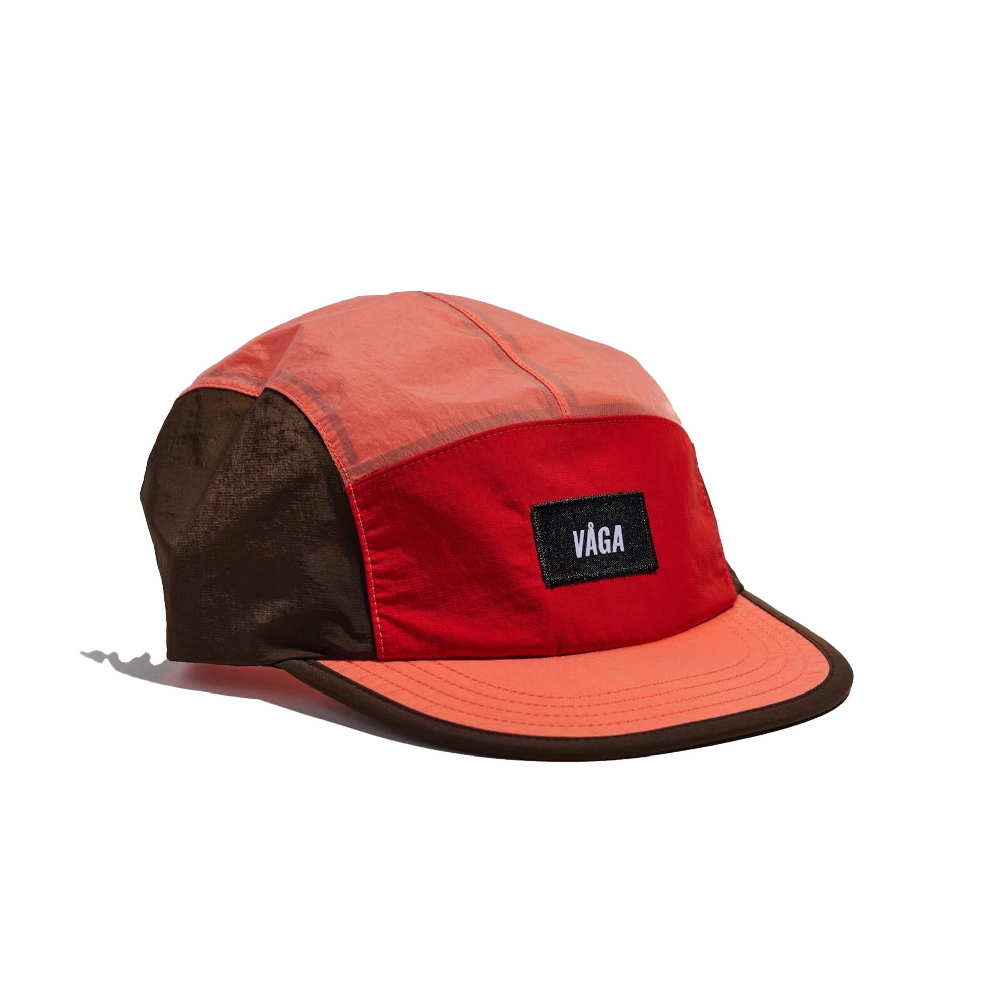 Pacer Cap - Flame Red/ Coral/ Brown