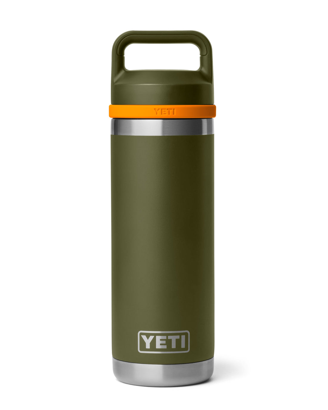 Rambler 18oz Colour Chug Bottle - Olive/King Crab Orange
