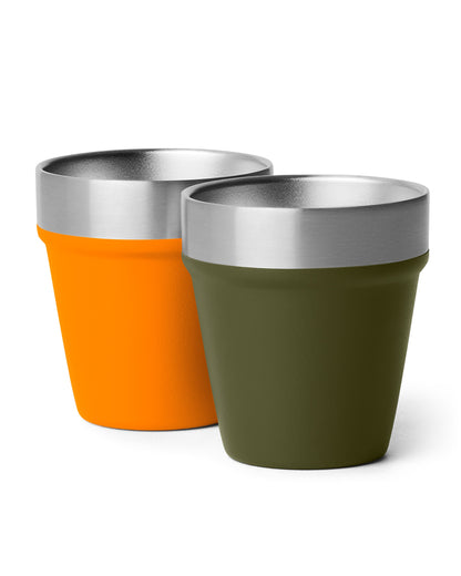 Yeti Shot Glasses &amp; Case - Olive/King Crab Orange