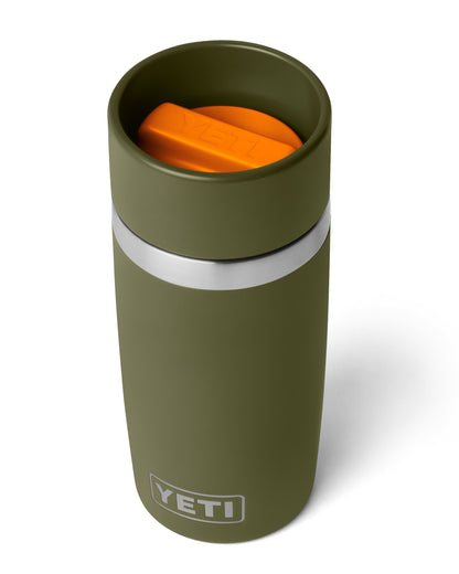 Rambler 12oz Travel Bottle - Olive/King Crab Orange