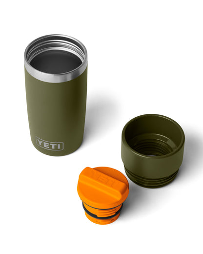 Rambler 12oz Travel Bottle - Olive/King Crab Orange