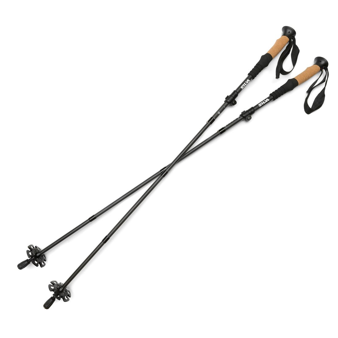 Trekking Poles Aluminum Z-Fold - Grey
