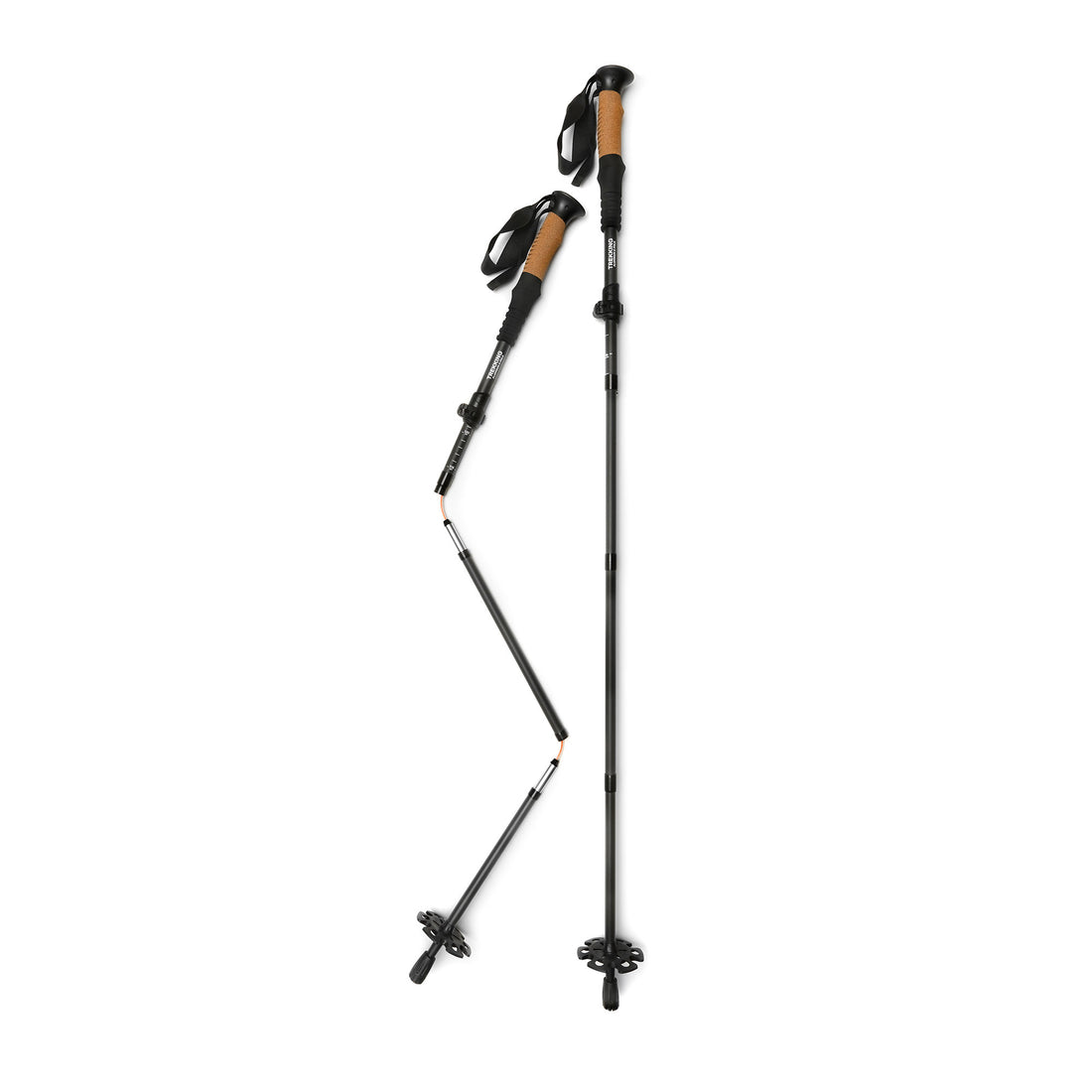 Trekking Poles Aluminum Z-Fold - Grey