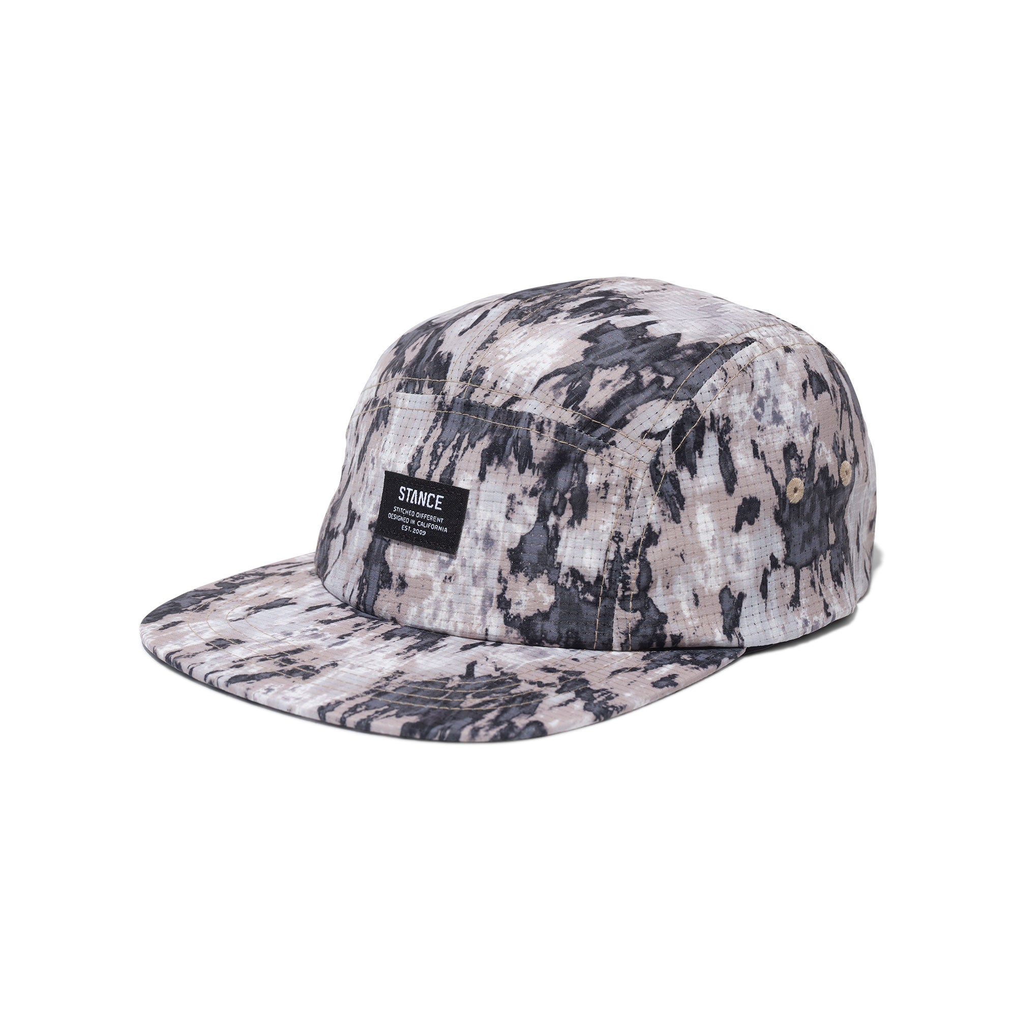 Kinetic Adjustable Ripstop Cap - Grey Camo