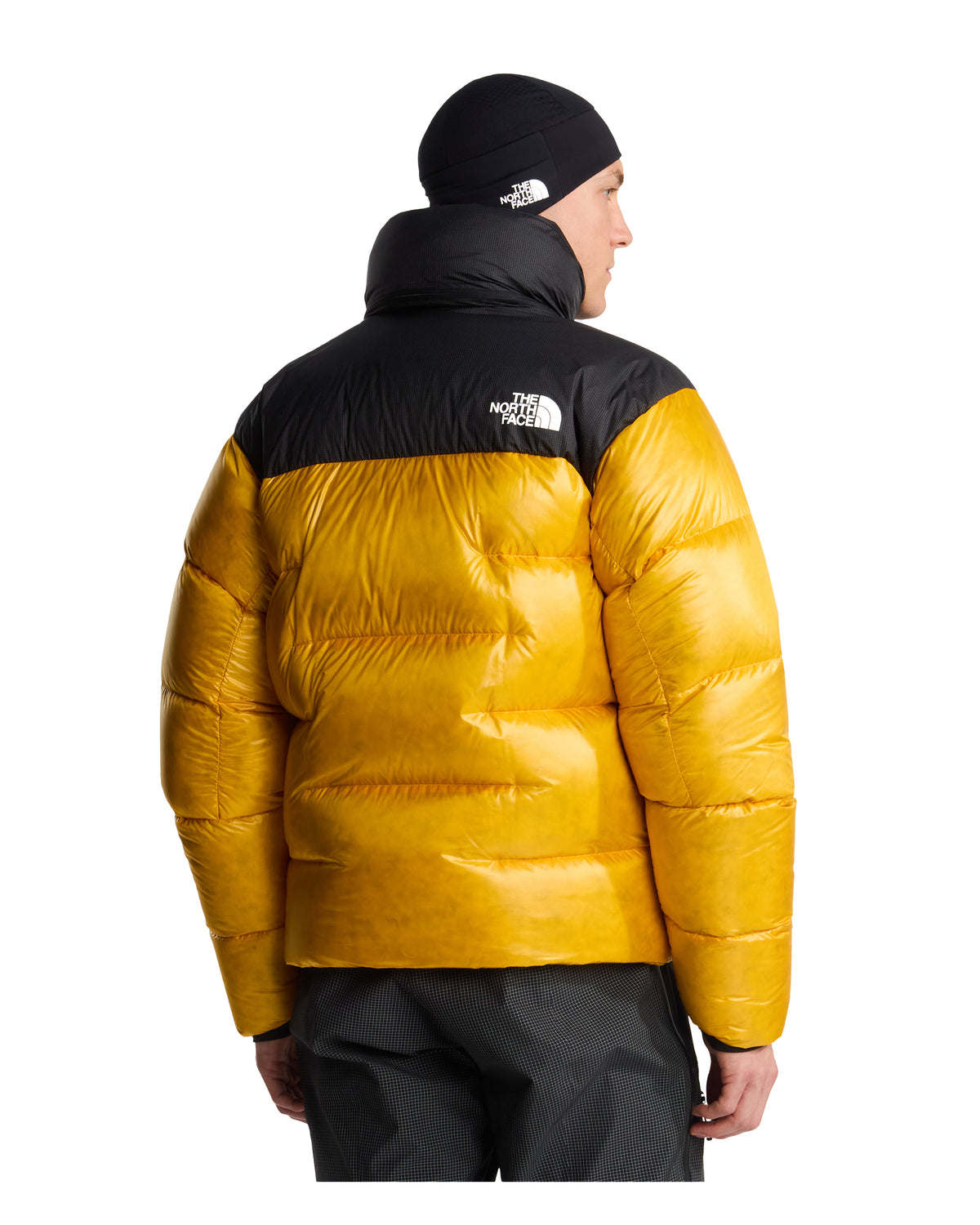 Summit Nuptse Jacket Mens - Summit  Gold/TNF Black