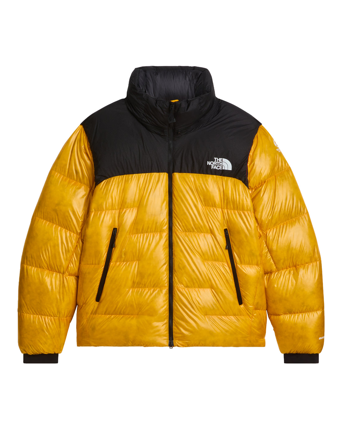 Summit Nuptse Jacket Mens - Summit Gold/TNF Black