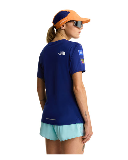 Summit High Trail SS Graphic Womens - Bold Blue