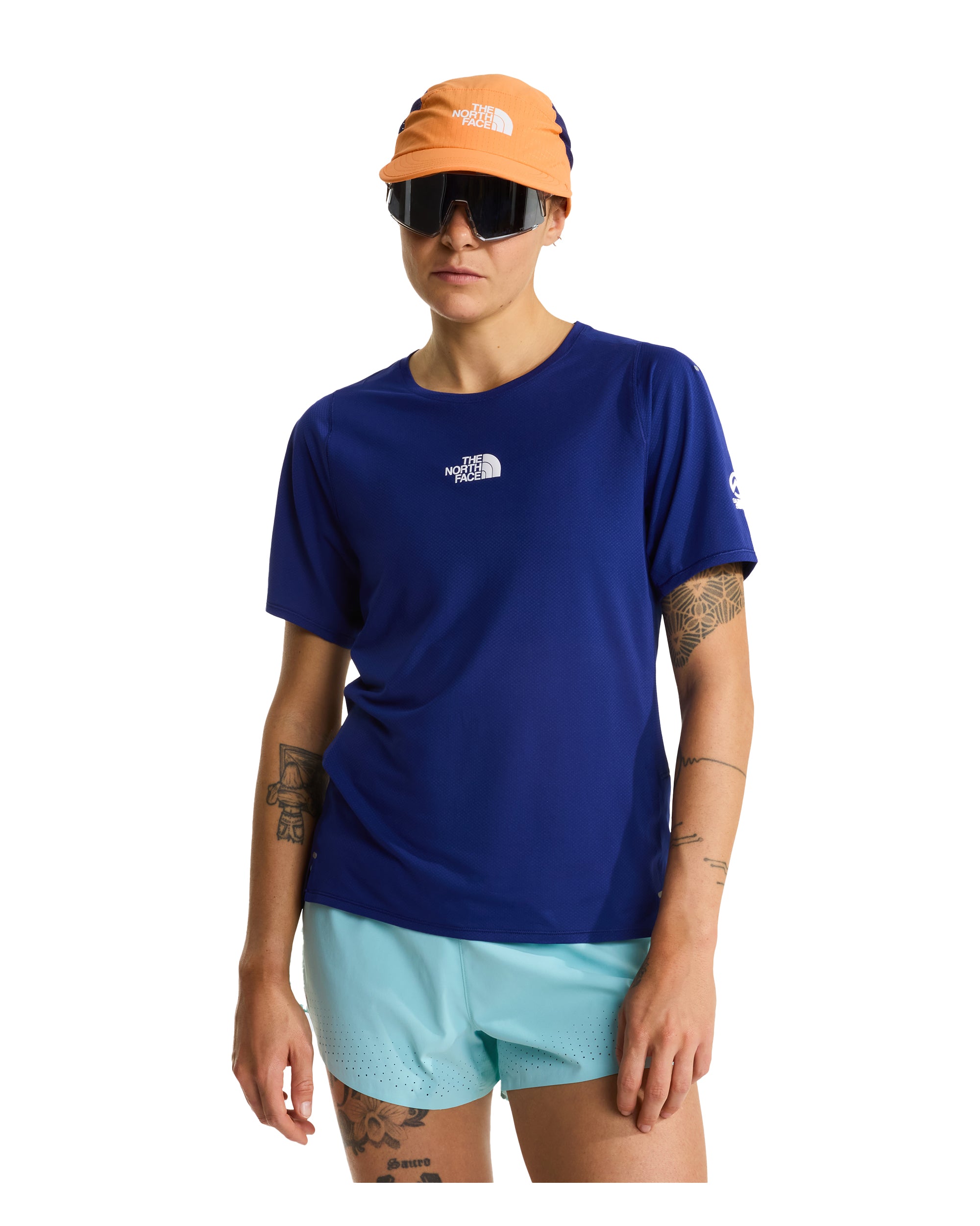 Summit High Trail SS Graphic Womens - Bold Blue