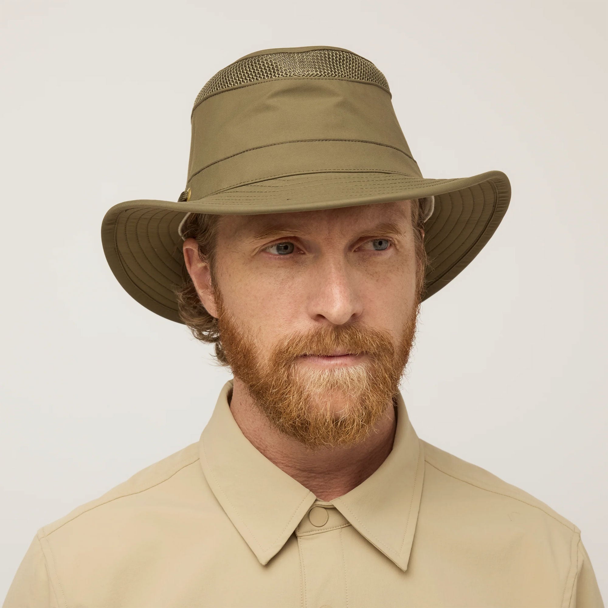 LTM5 Airflo Medium Brim Hat - Olive
