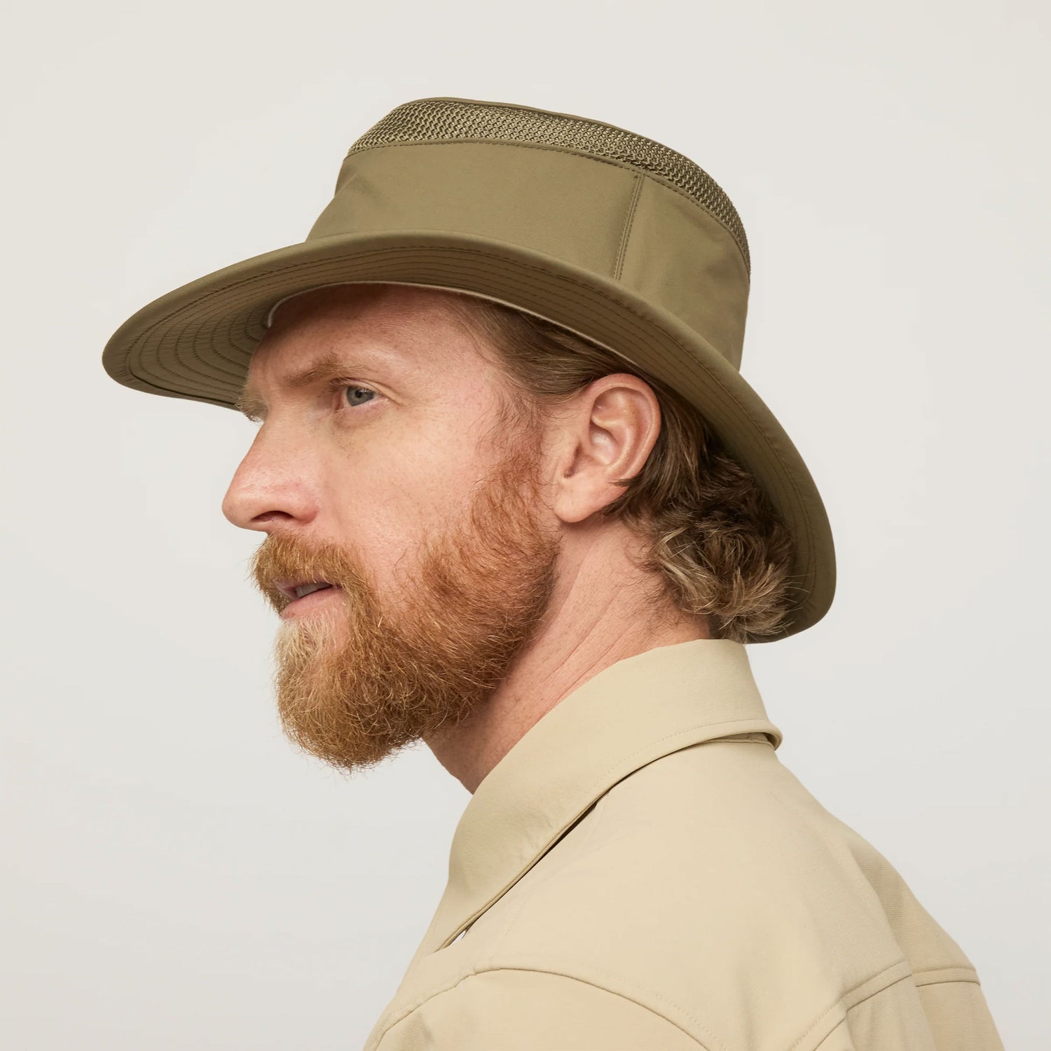 LTM5 Airflo Medium Brim Hat - Olive