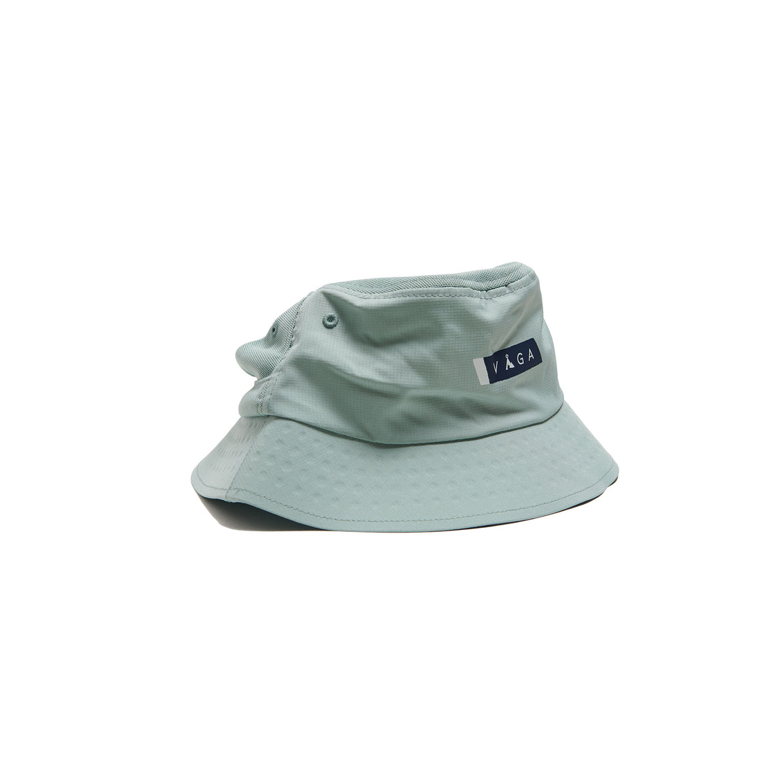 Feather Racing Bucket Hat - Mint/Navy Blue