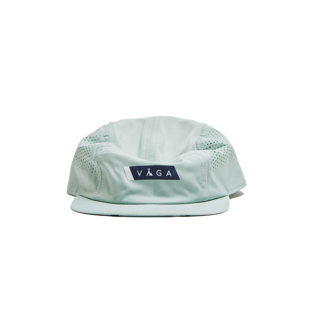 Vaga - Feather Racing Cap - Mint - Navy Blue