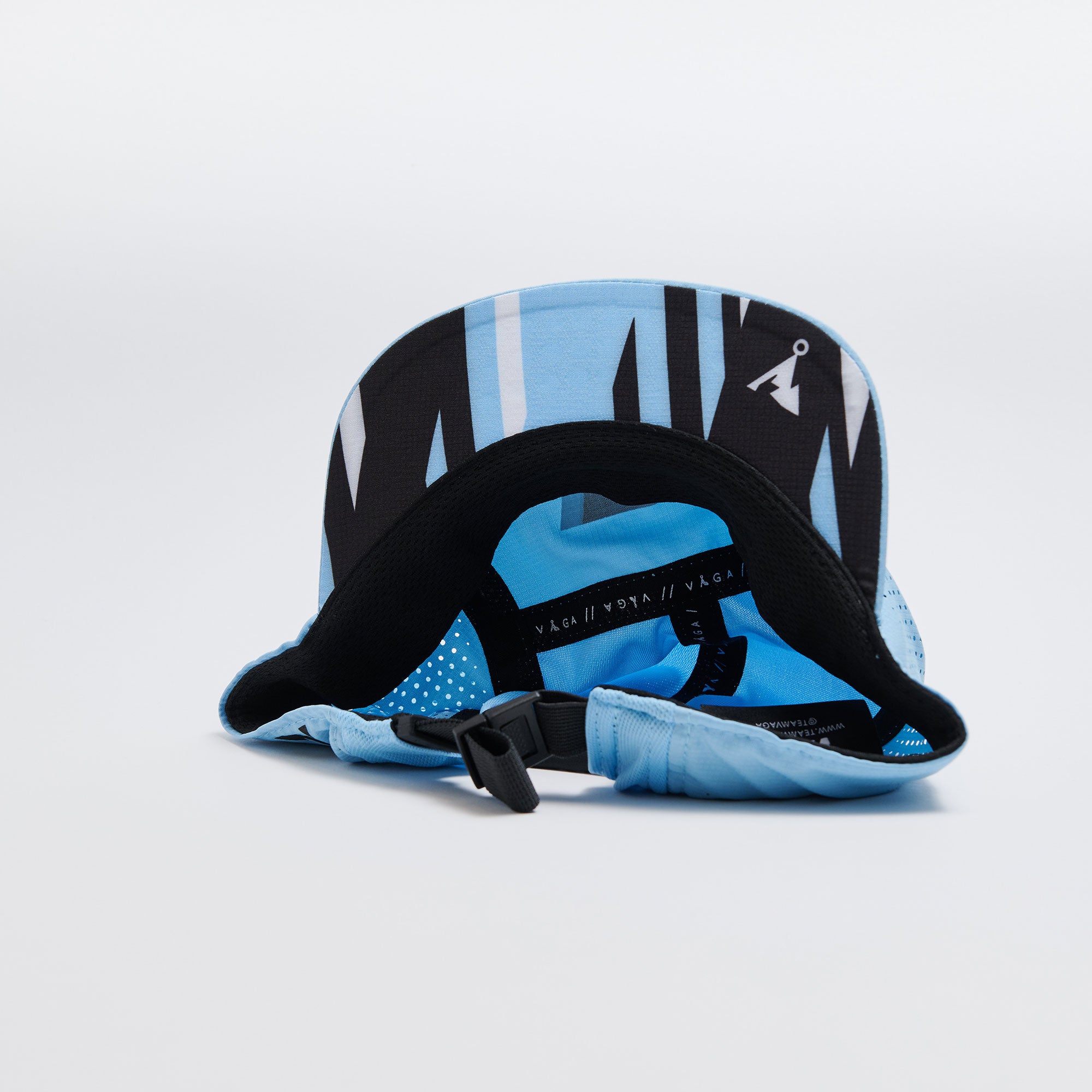 Feather Racing Cap - Pastel Blue/Navy Blue