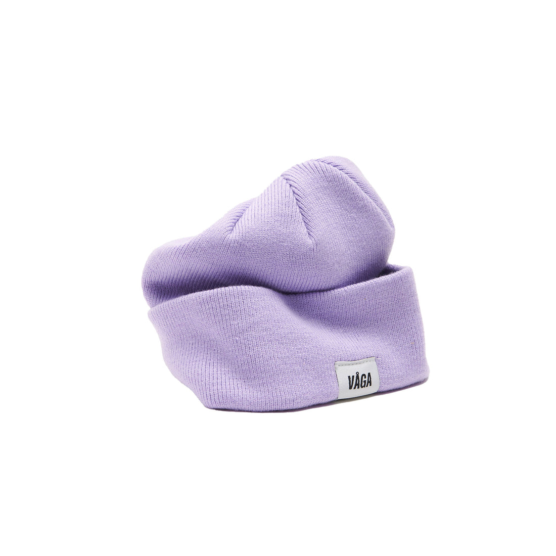 Fine Rib Beanie - Lilac