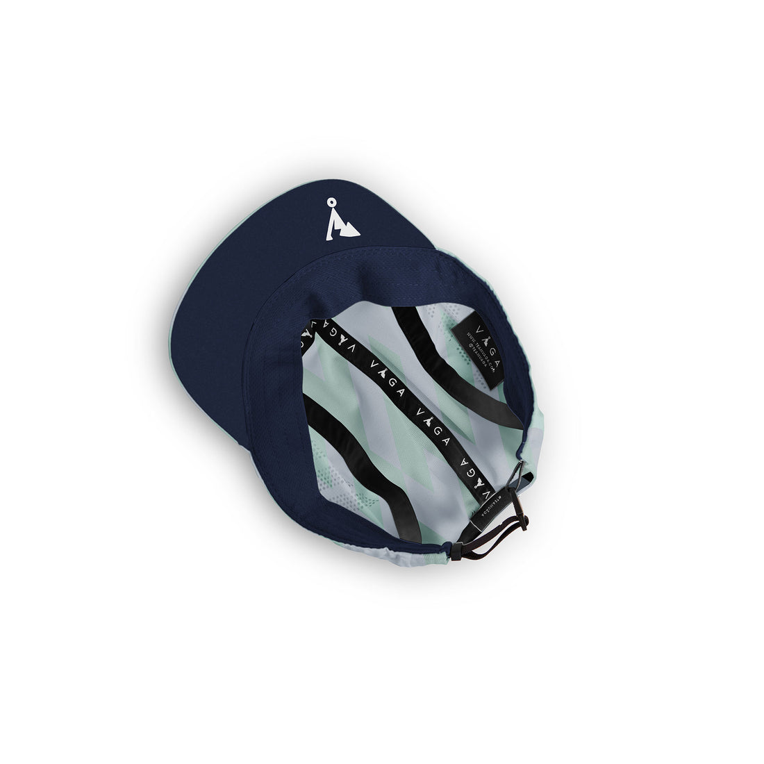 Limited Edition Feather Racing Cap - Mint/Pastel Blue/Navy Blue