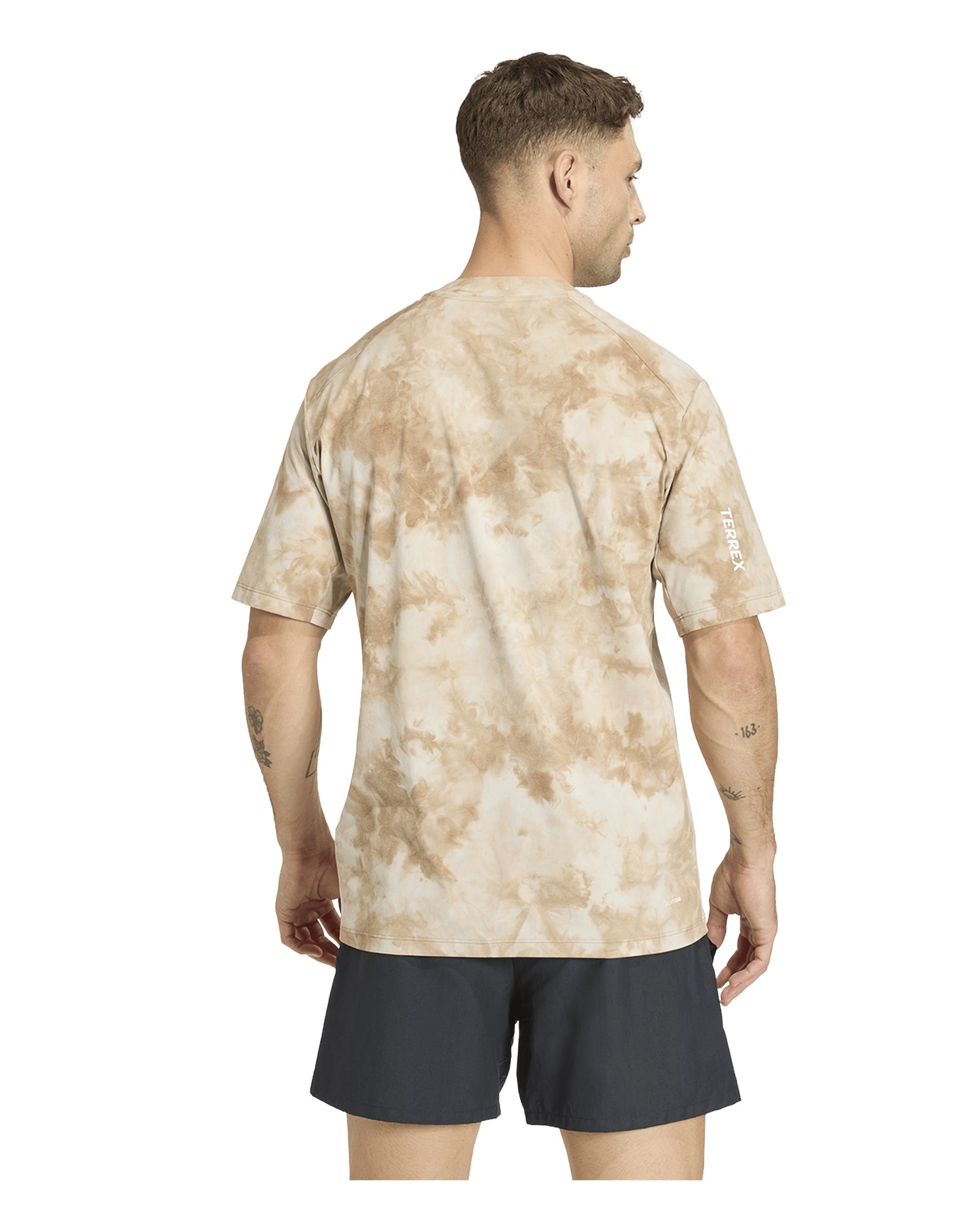 Multi Tee Spray Dye Mens - Wonder Alumina/Cardboard