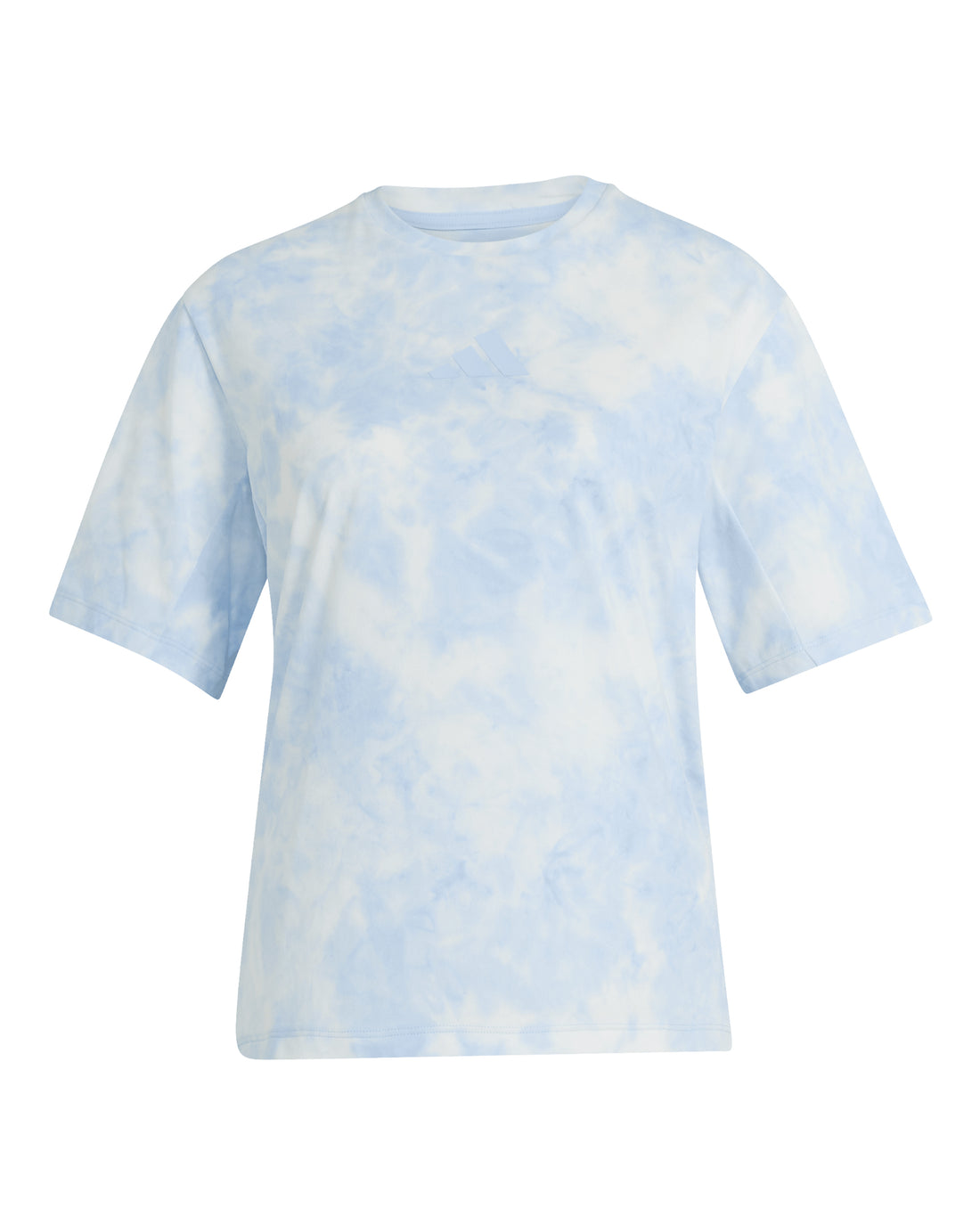 Multi Tee Spray Dye Womens - White/Glow Blue